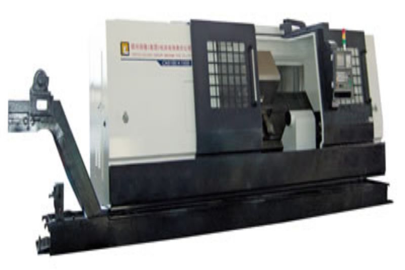 斜床身數控車床