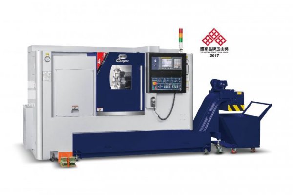 斜床身數控車床