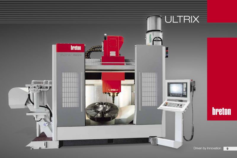 五軸聯動立式車銑復合加工中心 Ultrix （4軸或5軸）